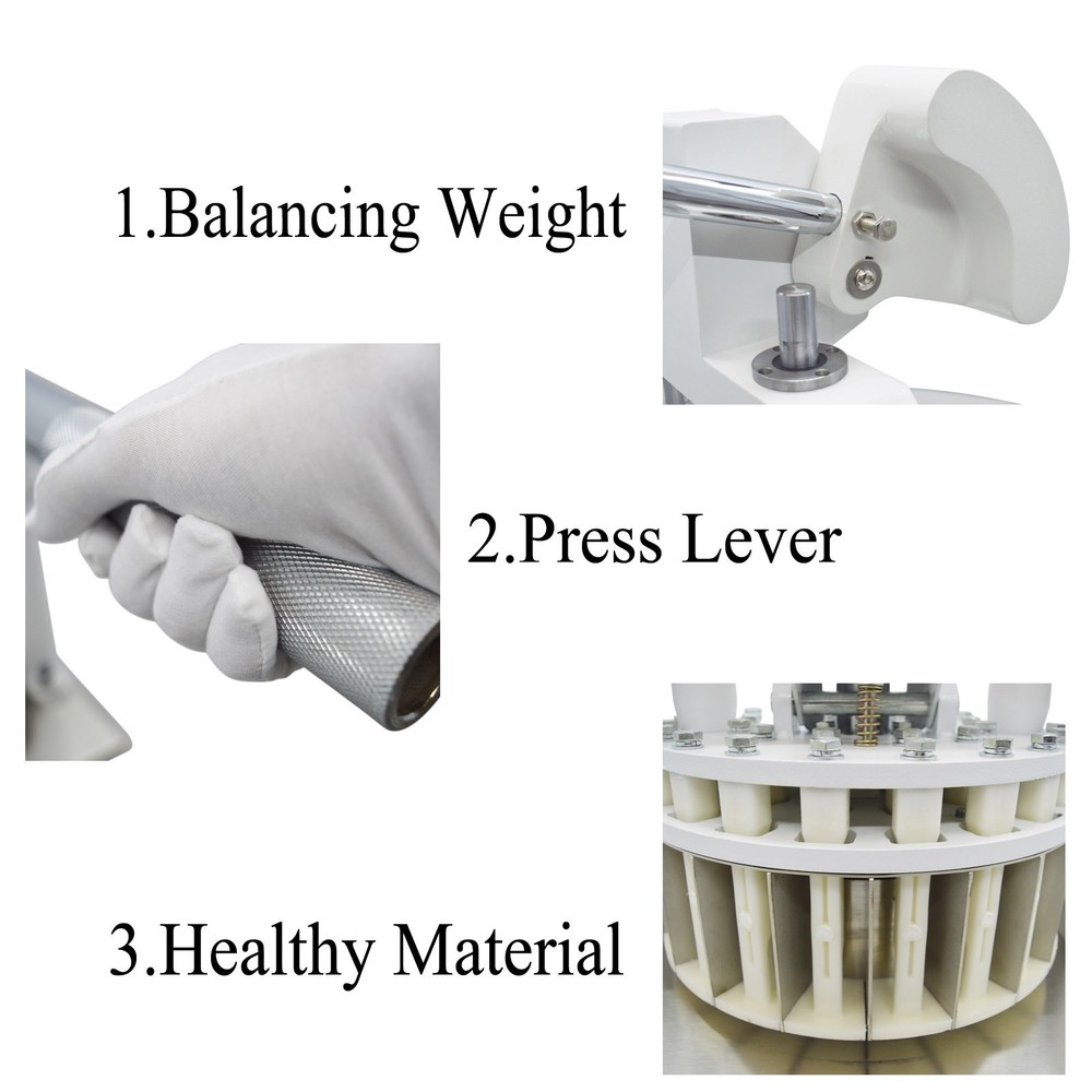 Commercial 40 Pieces Manual Dough Divider Cutter Quantitative Bakery Machine