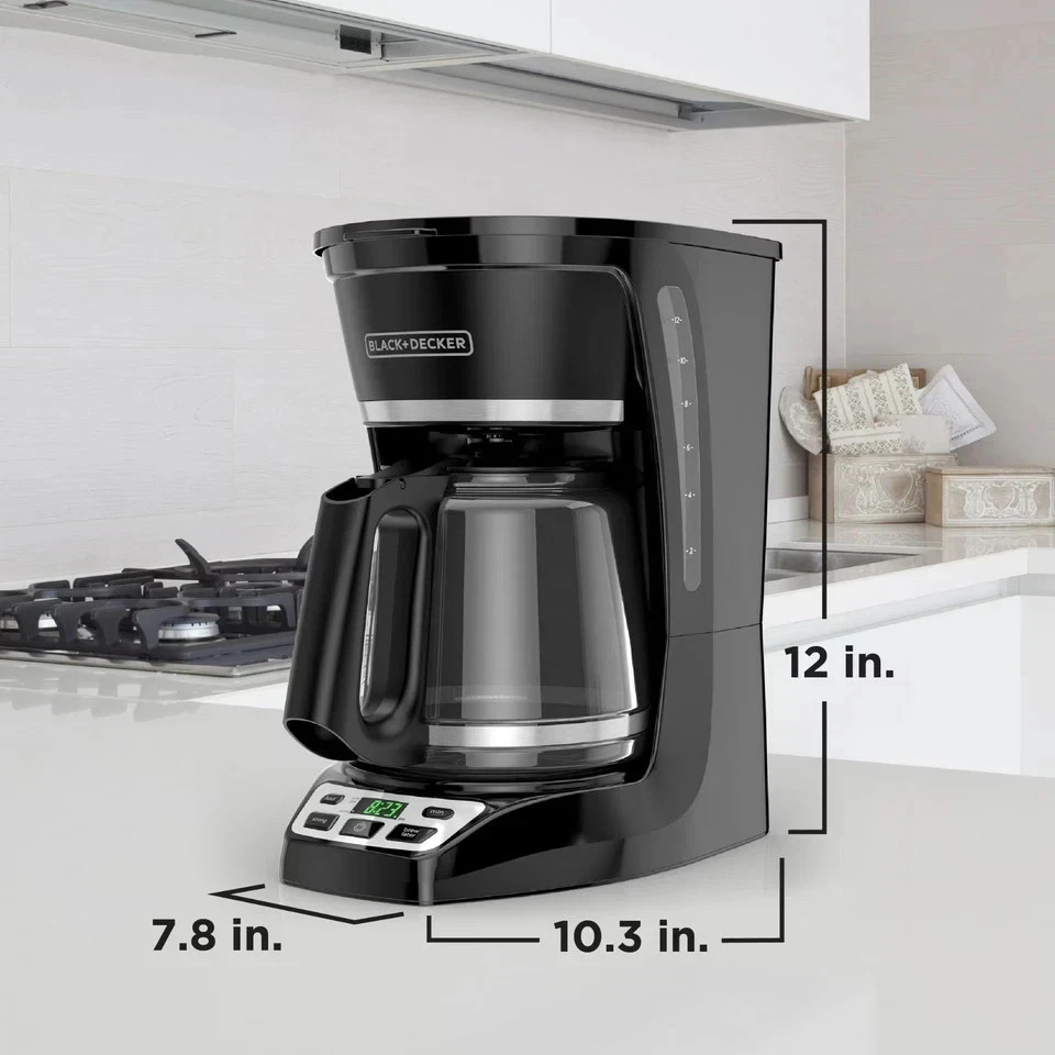 BLACK+DECKER Programmable 12-Cup Drip Coffee Maker
