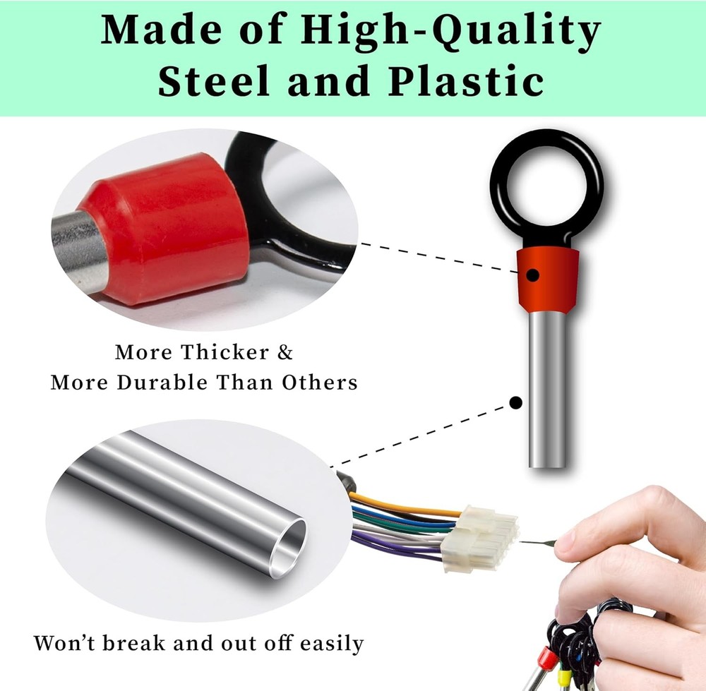 41 PCS Terminal Removal Tool Kit, Depinning Pin Tool, 41