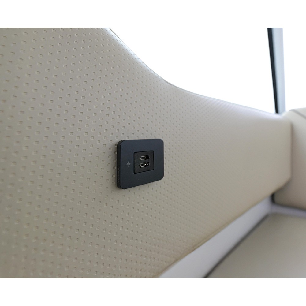 Scanstrut TILE USB-C Interior Charging Socket - 12/24V - Black Bezel SC-TILE-...