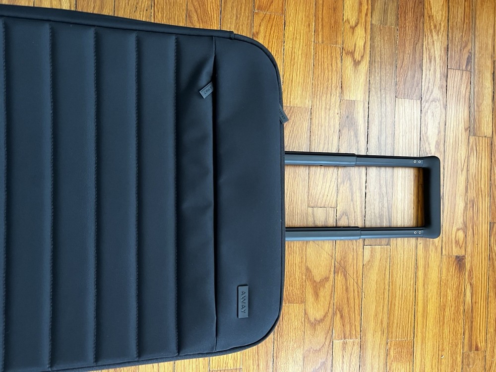 Away Softside flex carry on Expendable Luggage Black