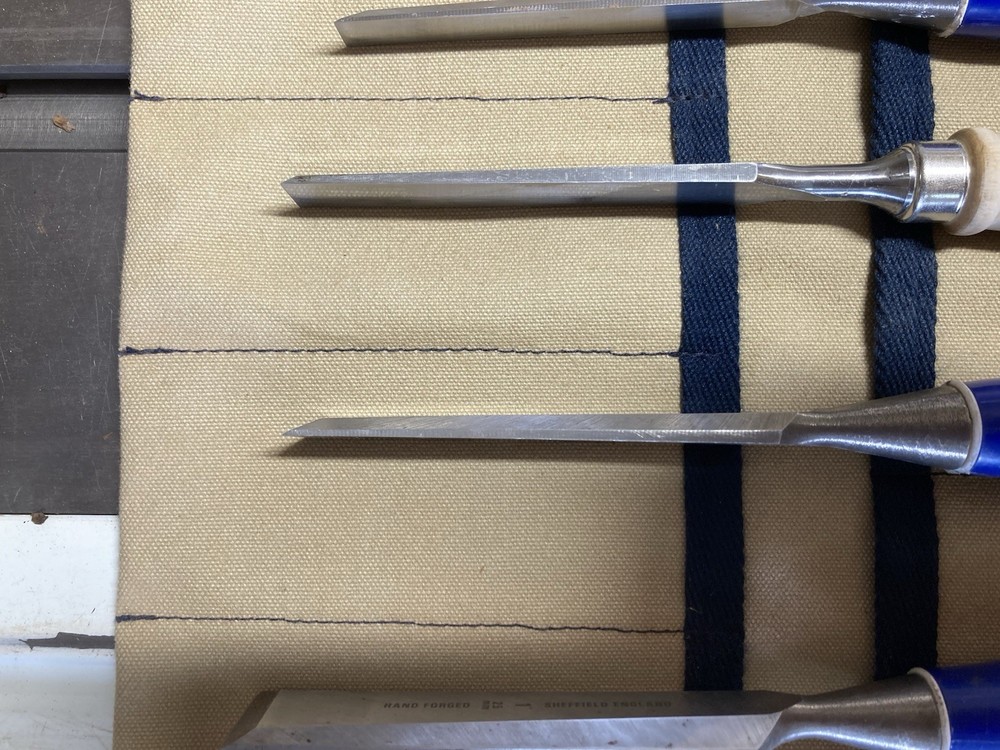 9 Piece Hand Forged Marples Chisel Set