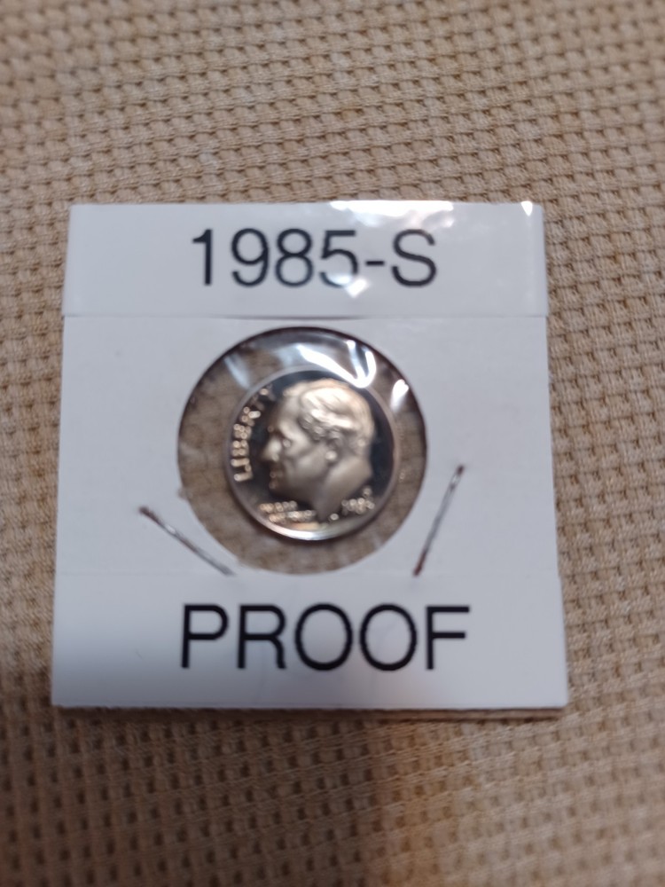 1985-S dime gem proof