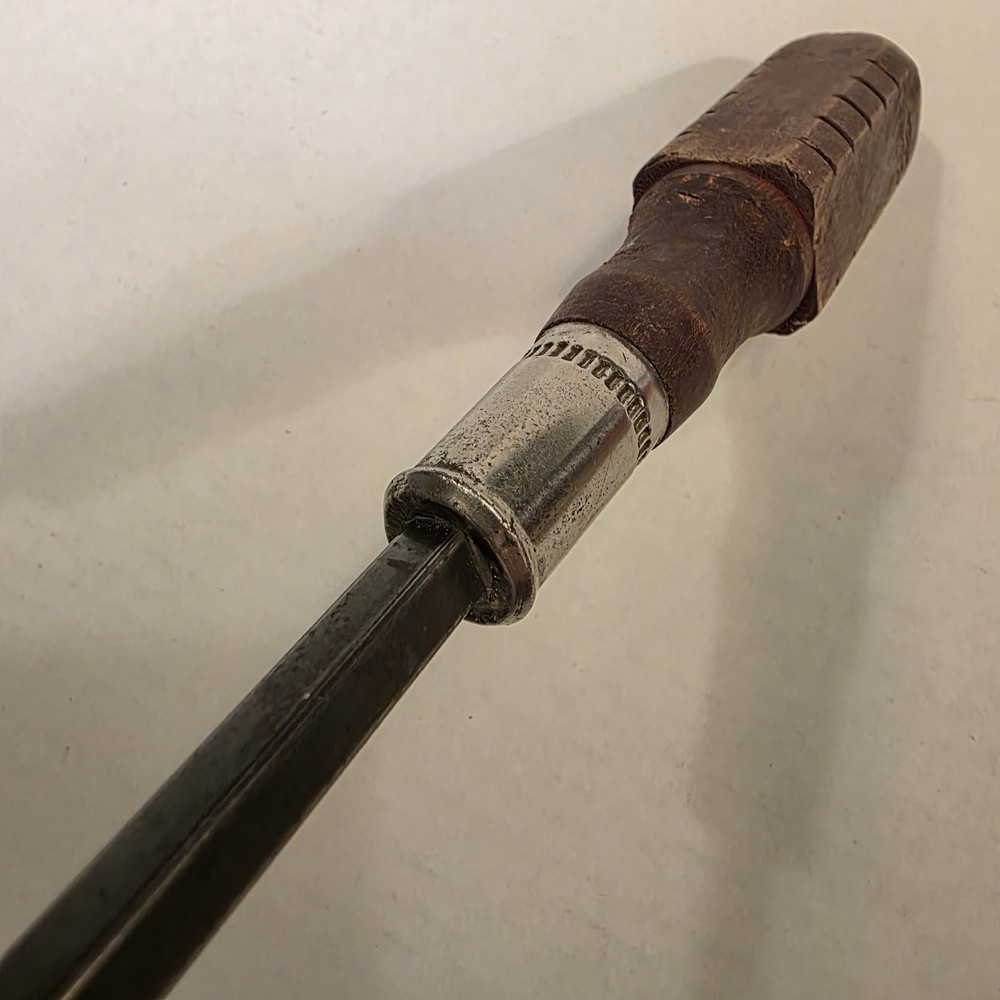 Flat Screwdriver Wood Handle 12"