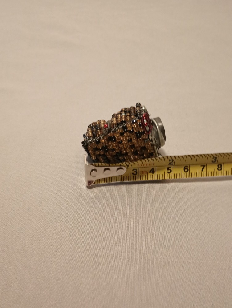 handmade beaded wire animal figurines