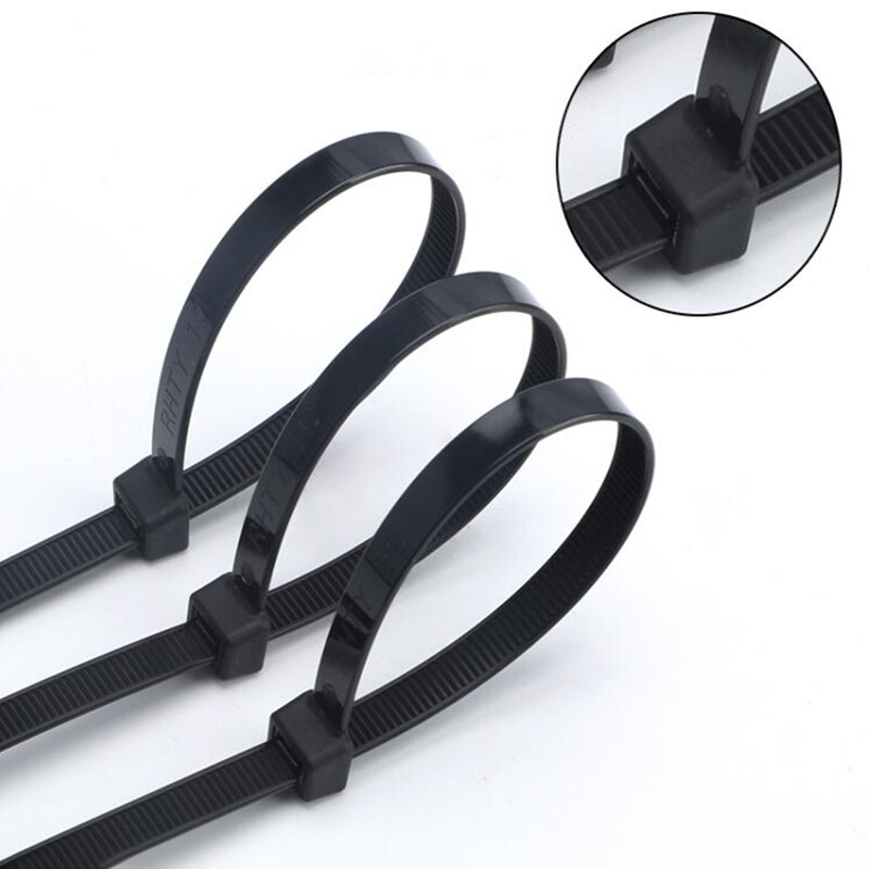 Cable Ties Nylon Zip Tie Wraps Strong Self - Locking 3mm Black / White All Size