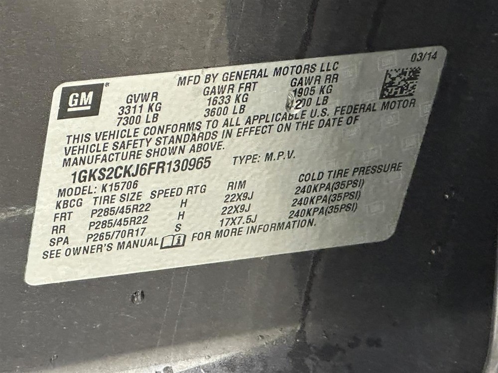 Camera/Projector Front View Camera Windshield Fits 15-16 SRX 2769689