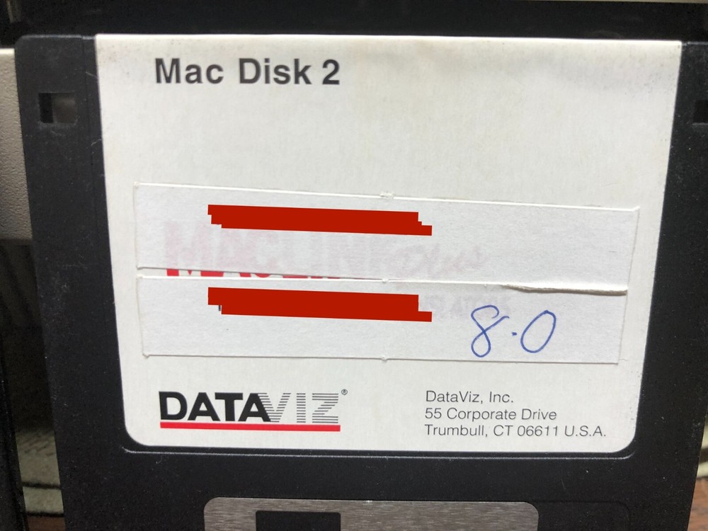 MacLink Plus v8 for Macintosh Software 3-1/2" disks - vintage Mac software