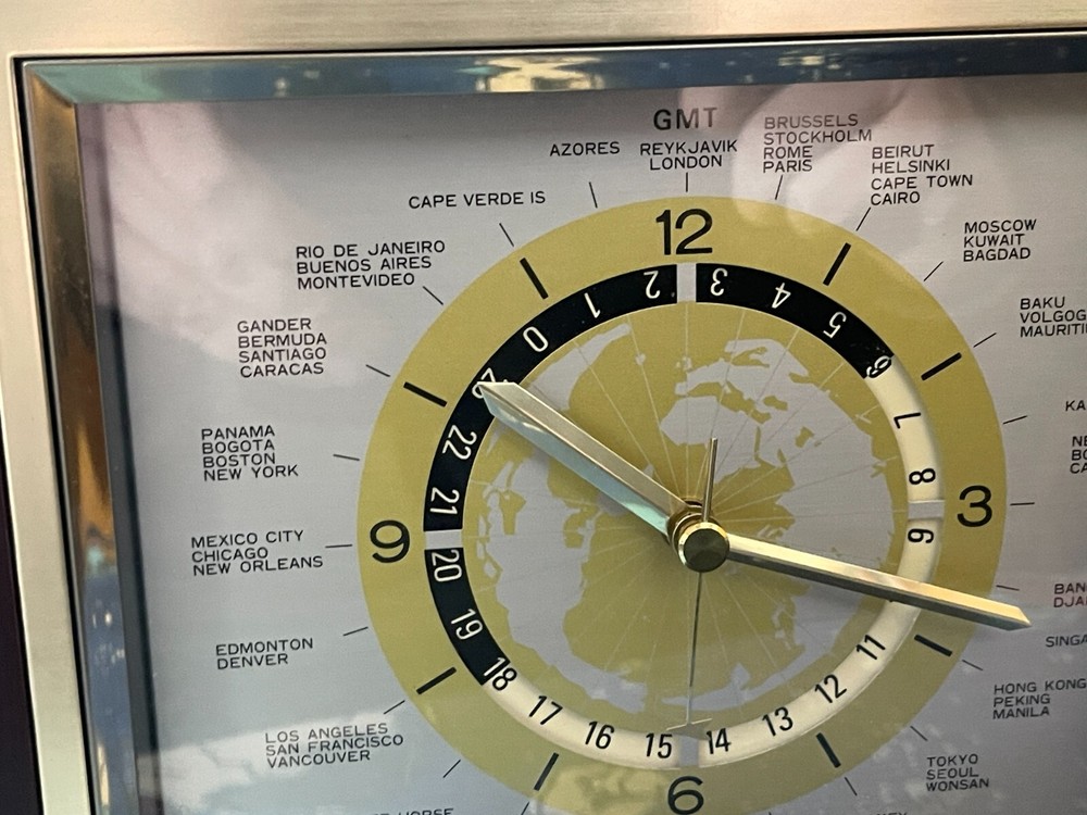 Linden Quartz World Time Clock "Citation" - Style No. 925