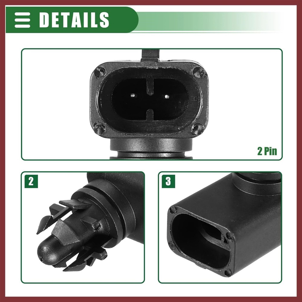 For GMC Canyon 2004-2012 Ambient Air Temperature Sensor Replacement 25775833