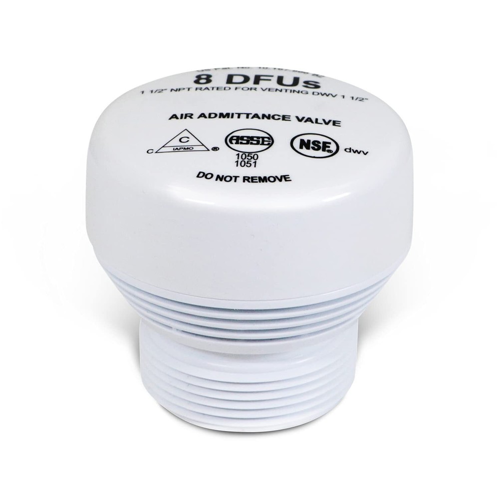 Air Admittance Valve 1-1/2"’ MIP White