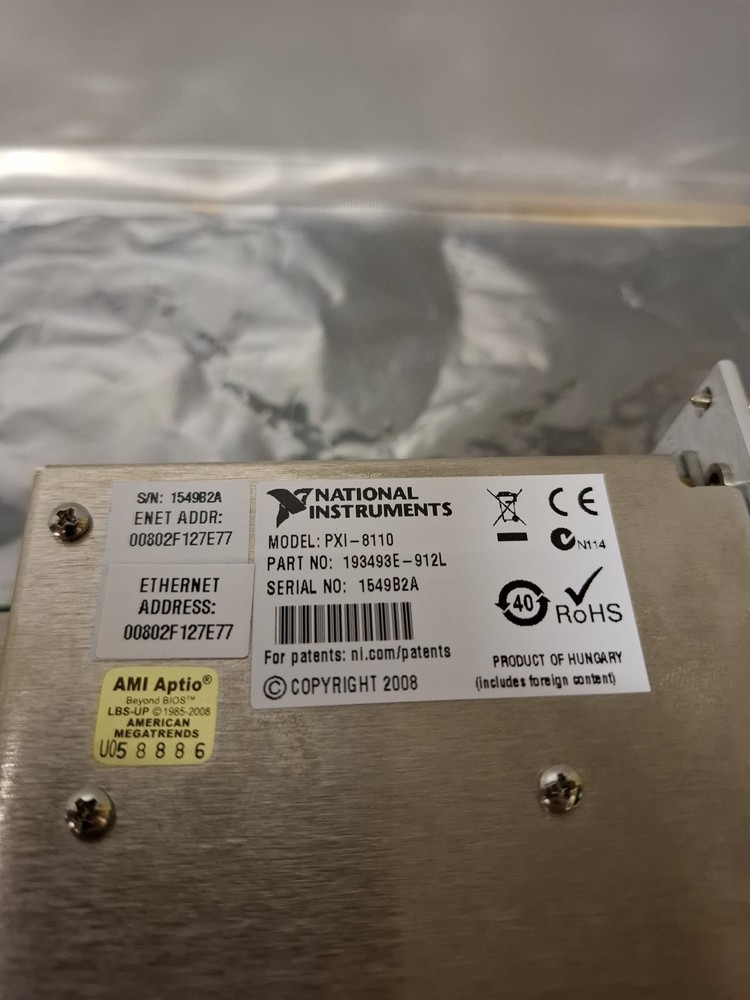 National instruments PXI-8110