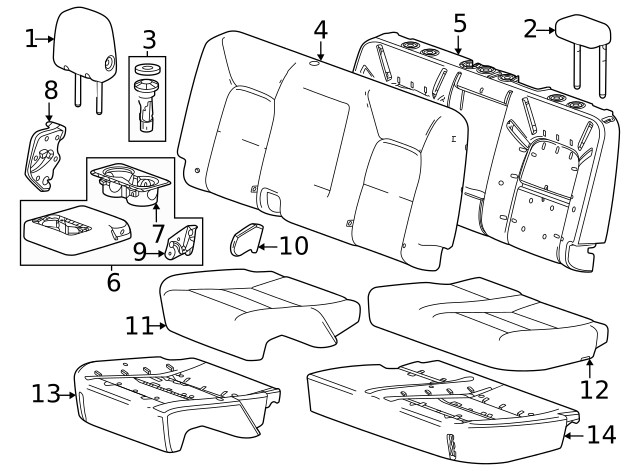 Genuine GM Hinge Cap 13542208