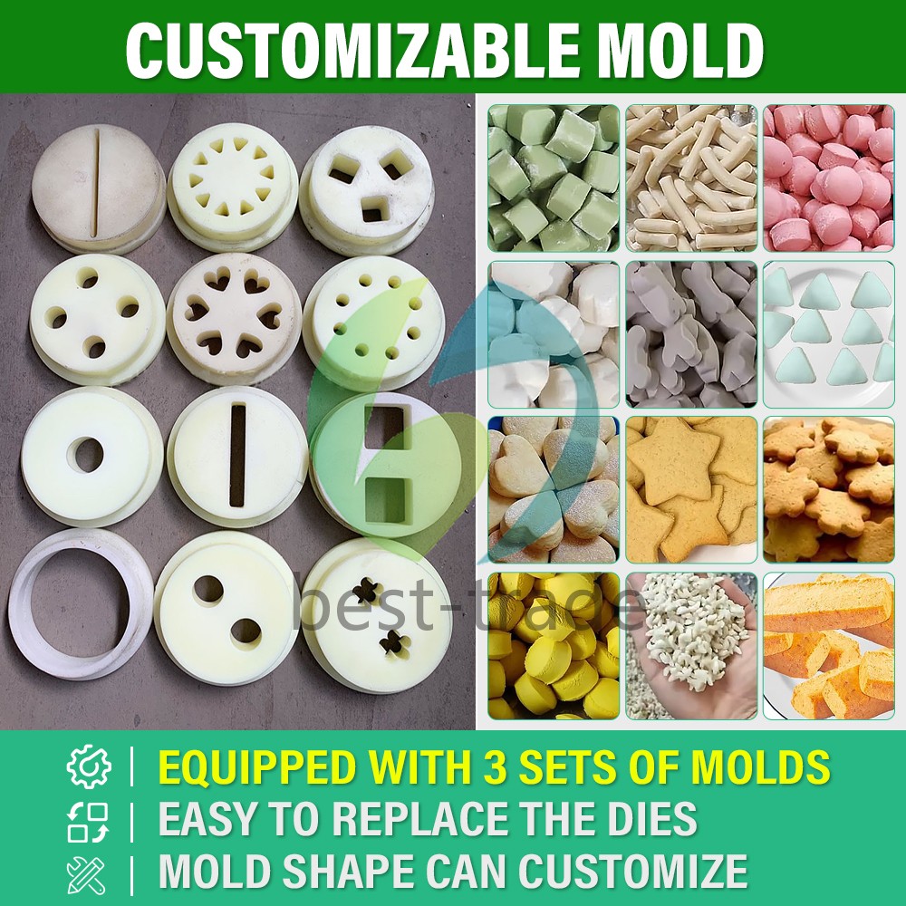 Automatic Bread Dough Divider Custom Shapes & Weights Electric Dough Cutter 110V