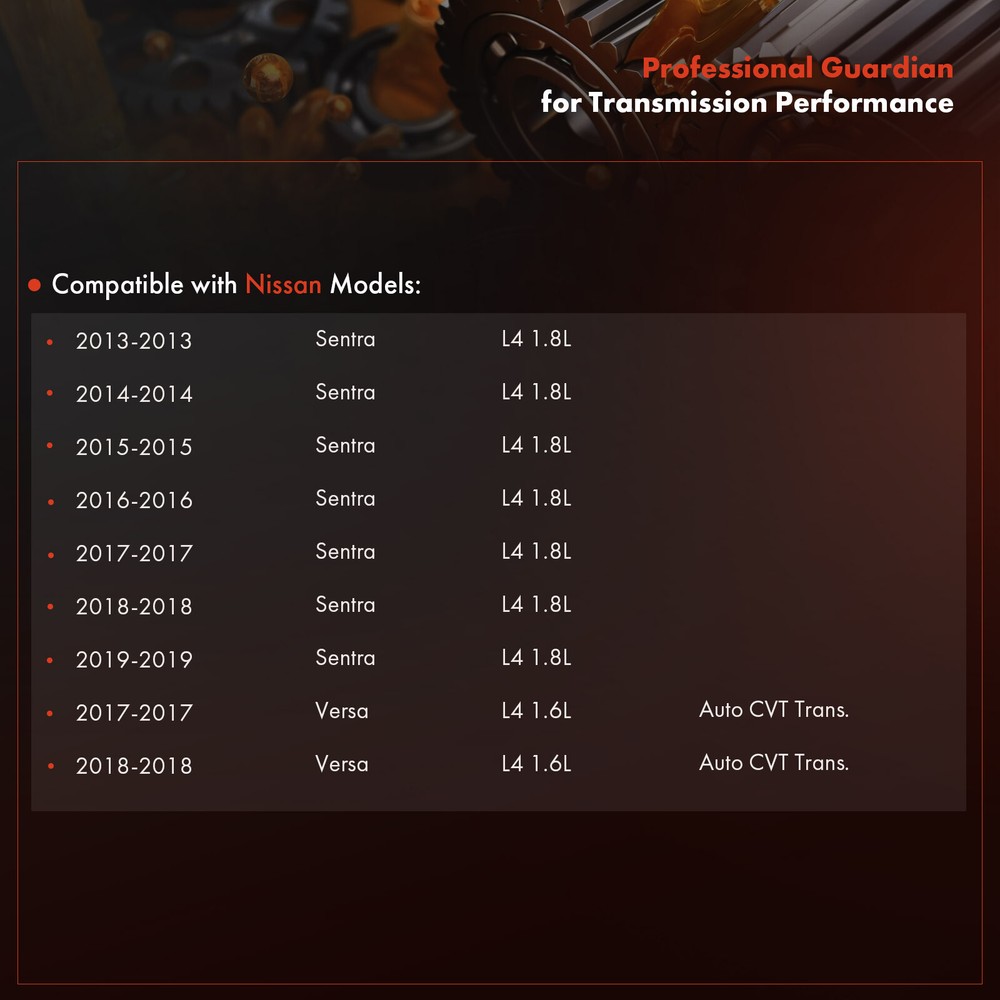 Automatic Transmission Filter Kit for Nissan Sentra 2013-2019 Versa 2017-2018