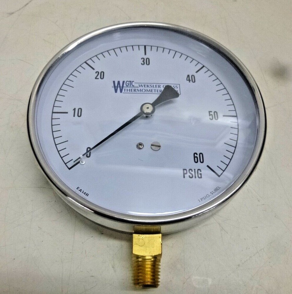NEW! WEKSLER GLASS THERMOMETER CORP. EA14B