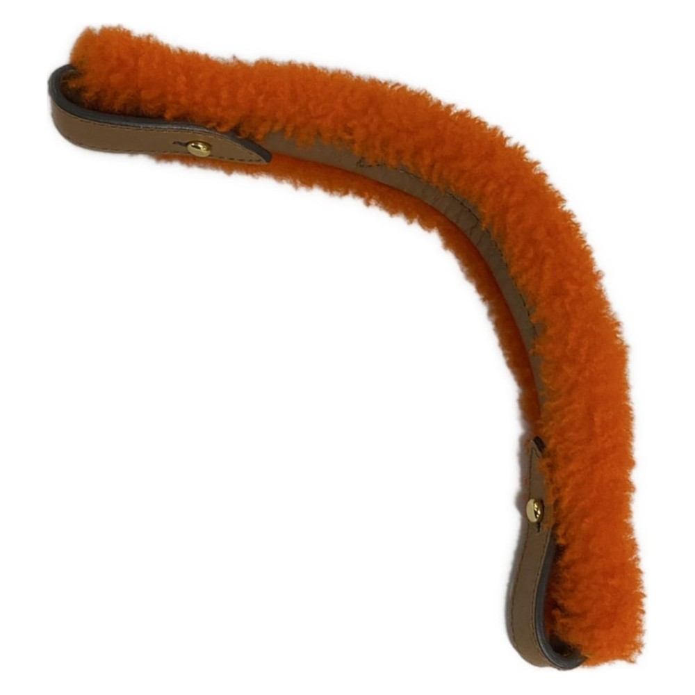 Anya Hindmarch - Orange Brown Wool Leather Accessory
