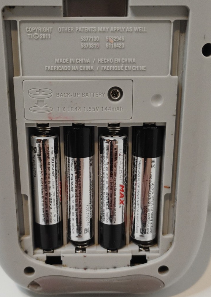 2011 Texas Instruments Ti-84 Plus Silver Edition Graphing Calculator - Tested