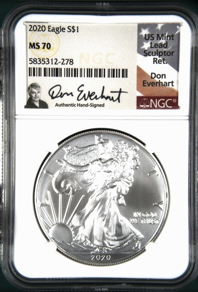 2020 Bullion Silver Eagles NGC MS-70