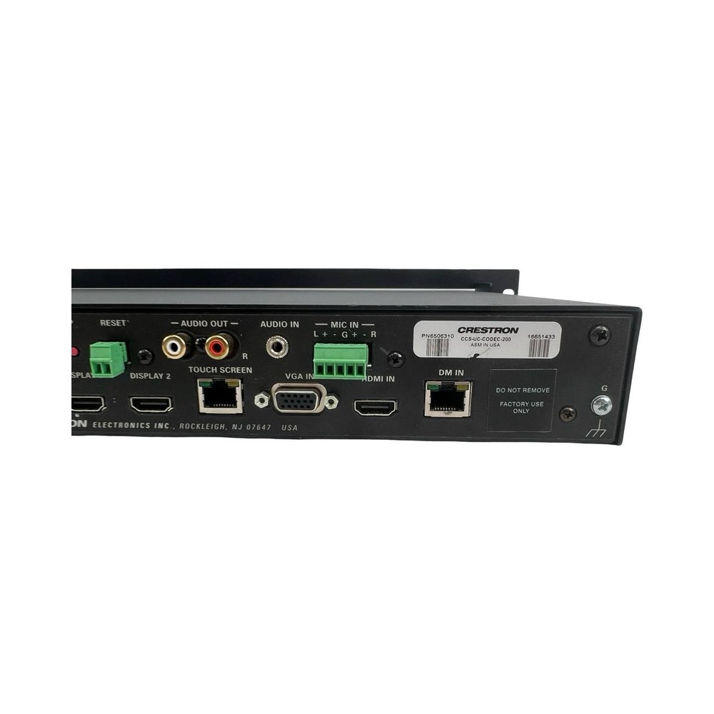 Crestron HD Collaboration System CCS-UC-CODEC-200 Codec, NO POWER CABLE