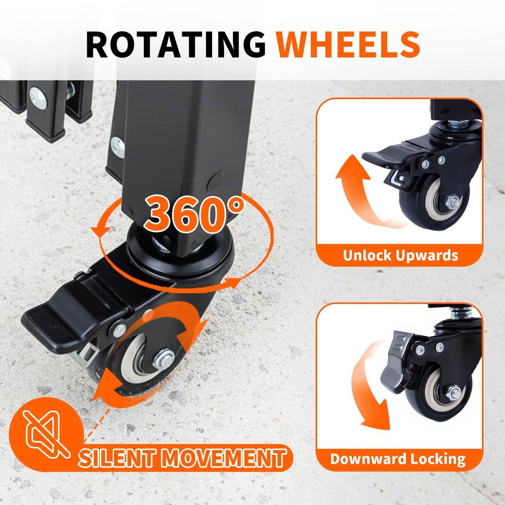 Double Folding Security Gate for Entry Security, Garage, Warehouse & Pool
