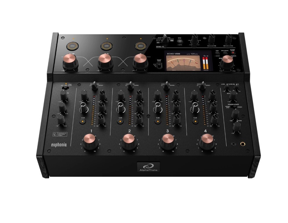 AlphaTheta Euphonia Professional 4-Channel Rotary Mixer