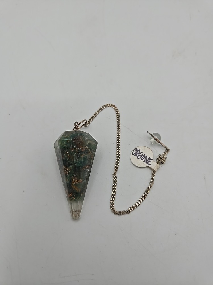 Aventurine Orgonite six sided Pendulum