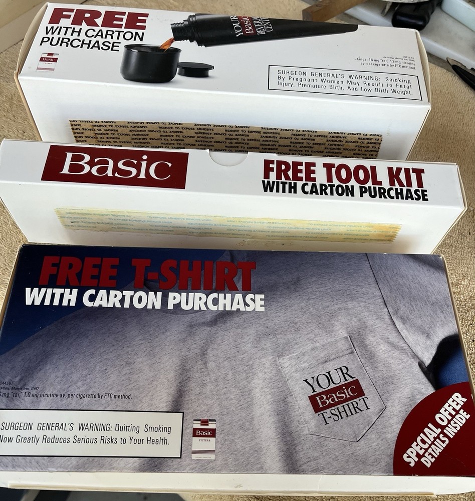 Late 90’s Basic Thermos- Basic Tool Kit - Basic Tshirt.Unopened A Basic Trifecta