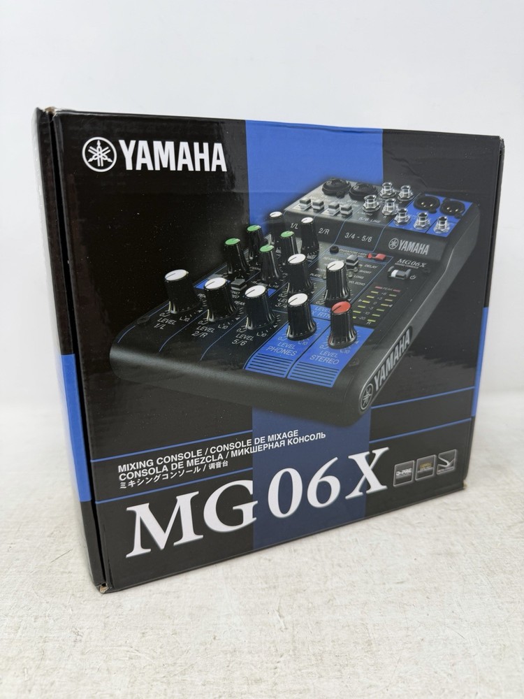 Yamaha MG06X 6-Channel Mixing Console with Effect ZT41610