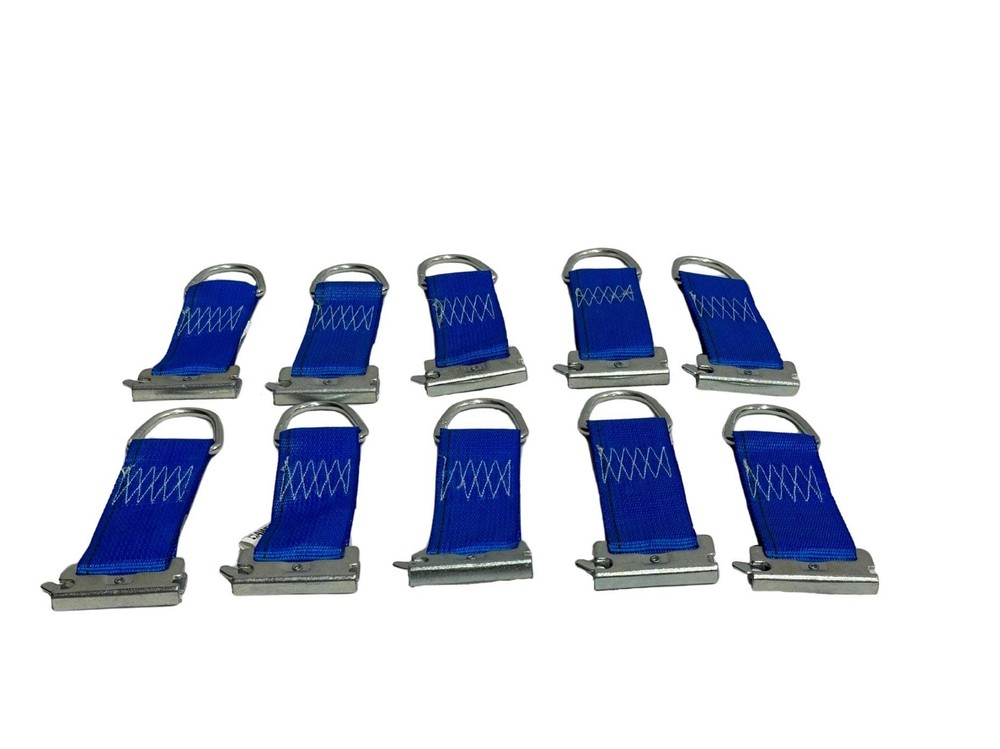 2"x6" Blue E-Track Tie Off (10 Pack)