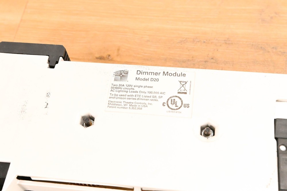 ETC D20 Dual 20A Dimmer Module (PAIR) CG01Y3D