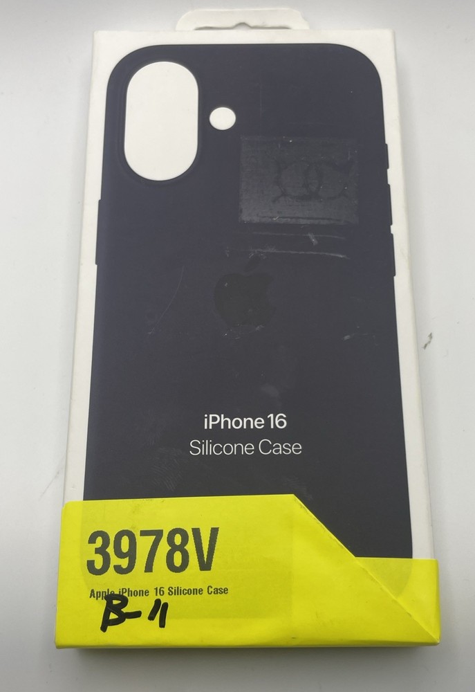Apple iPhone 16 Silicone Case with MagSafe and Camera Control - Black