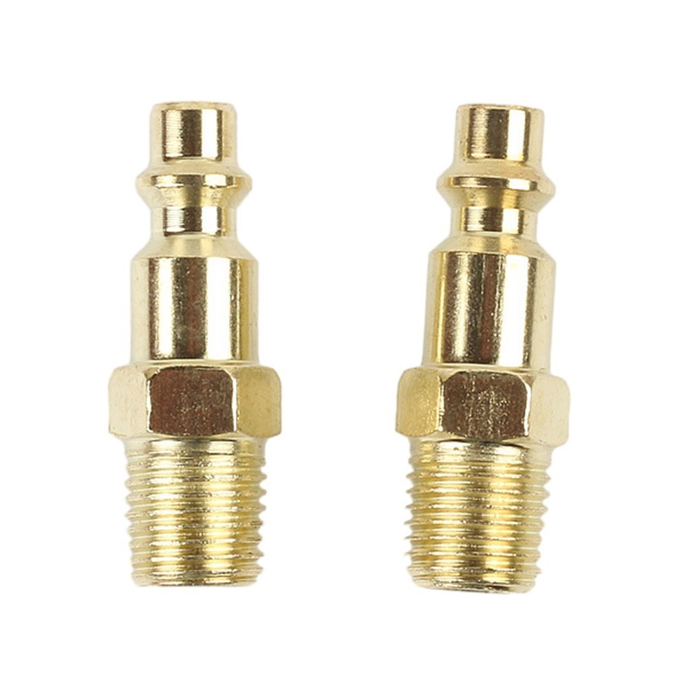 Sturdy Brass Quick Coupler Air Hose Connector Set for Compressor 5 Pcs Pack
