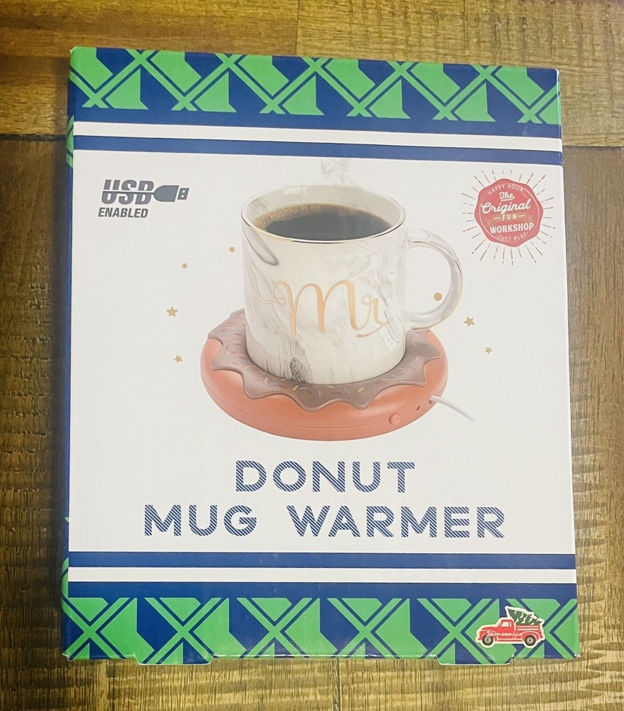 Donut Mug Warmer Laptop / USB Enabled by Samsonico NEW!