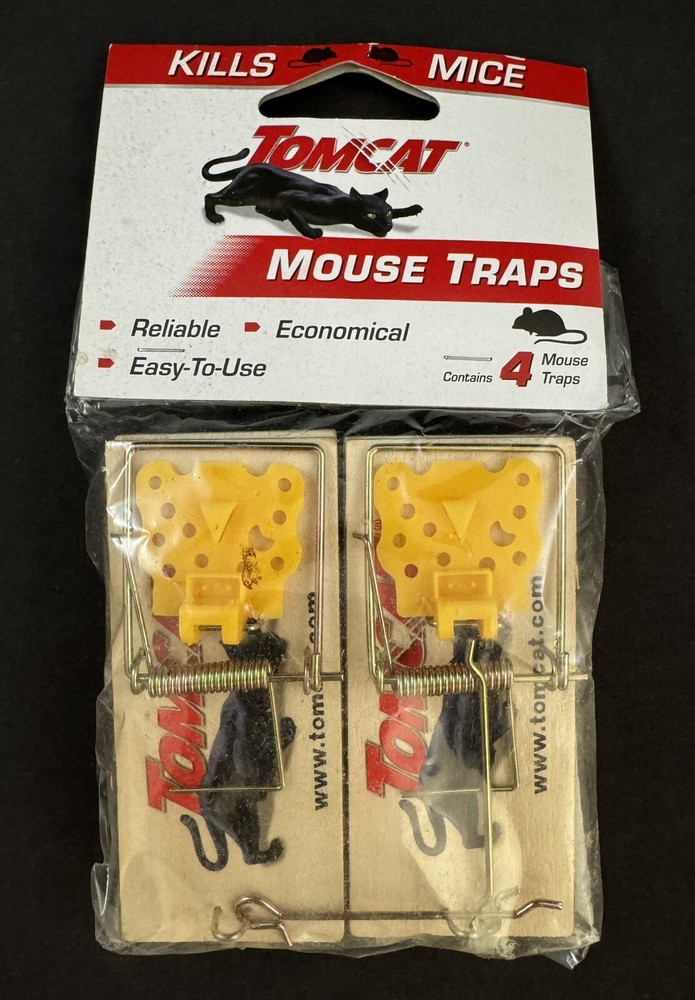 TomCat Mouse Traps - Pack of 4