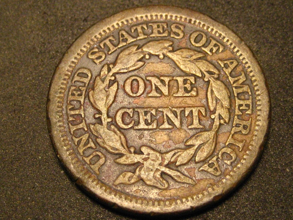 1848 Braided Hair Large Cent