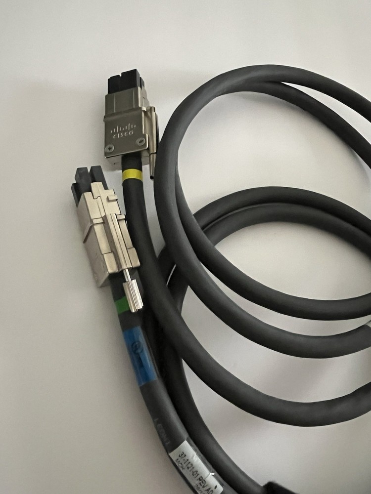 Lot of 2 - Cisco 37-1121-01 Stack Power Cable UNTESTED