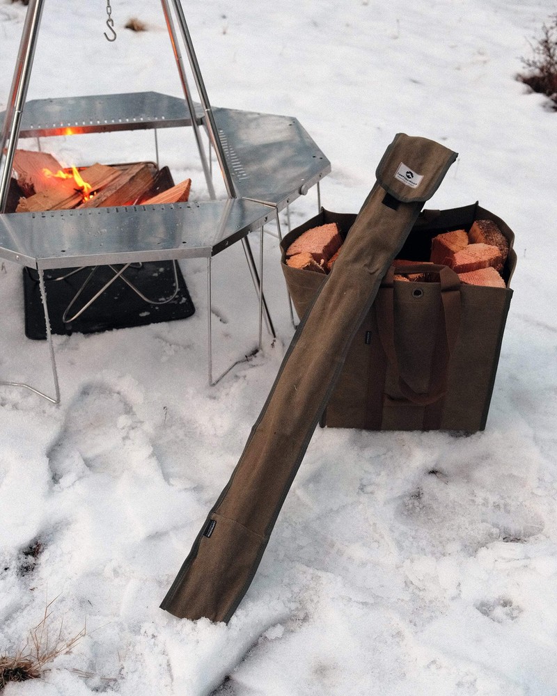 Camping Moon Double Head Tripod Stainless Steel Lantern Post