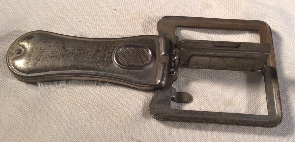 Vintage L.A. Flinker Blade A- Year Automatic Safety Razor Blade Sharpener