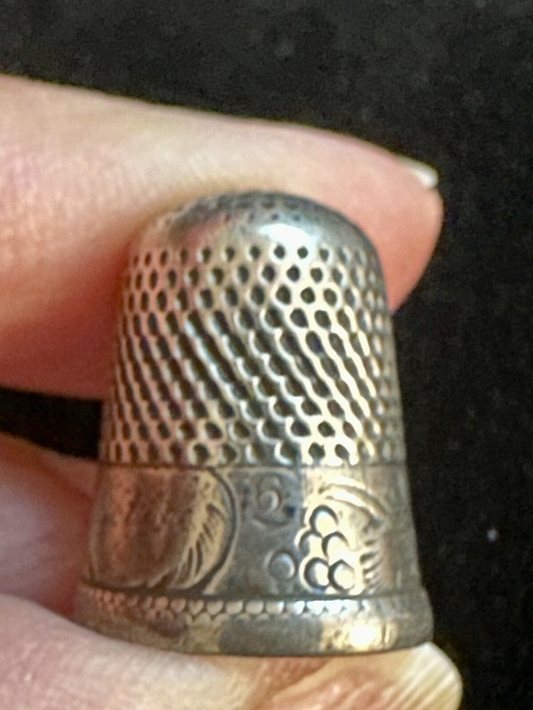 Vintage Sterling Silver Thimble 6