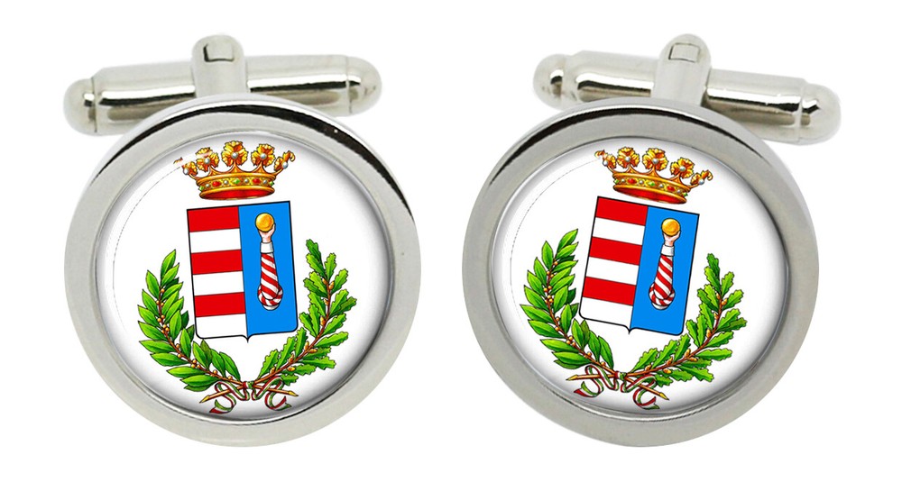 Cremona (Italy) Round Cufflinks in Box