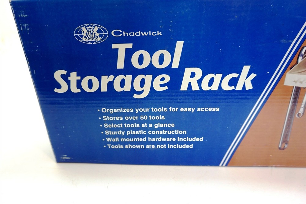 New Chadwick Tool Storage Rack No 30214 ~ holds over 50 tools, sturdy plastic
