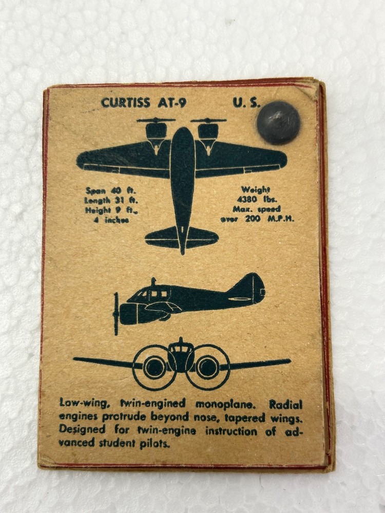 WWII US Military Spotter Cards