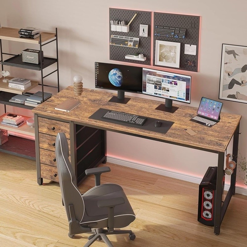 Space Saving Computer Desk Easy Assembly Sturdy Home Office Study Writing New