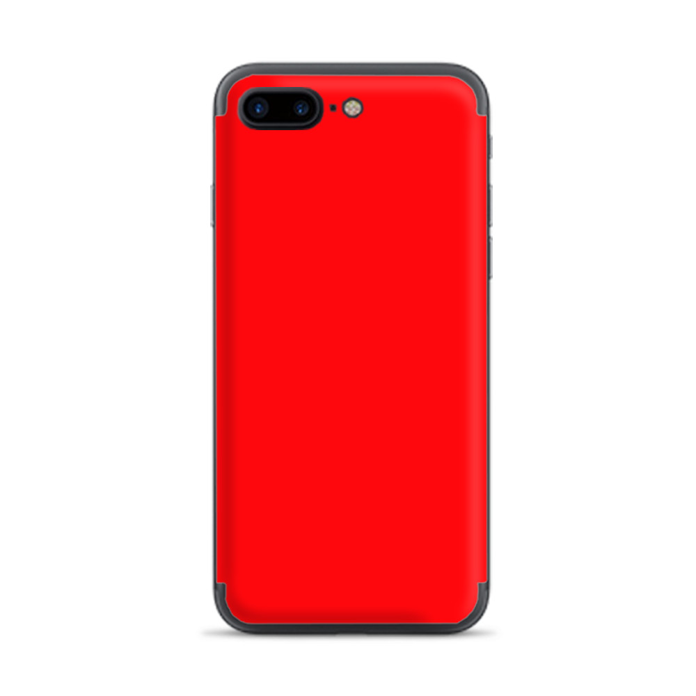 Apple iPhone 7 / 8 Plus Skins Decal Wrap Solid Red color