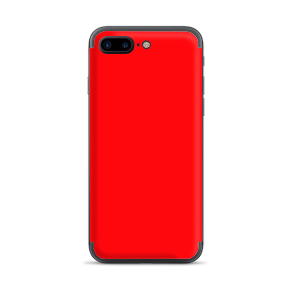 Apple iPhone 7 / 8 Plus Skins Decal Wrap Solid Red color
