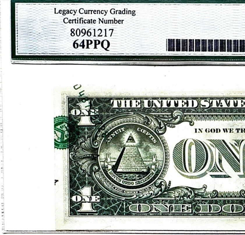 LEGACY 64 PPQ PRE-OVERPRINTED FOLDOVER ERROR 5728C