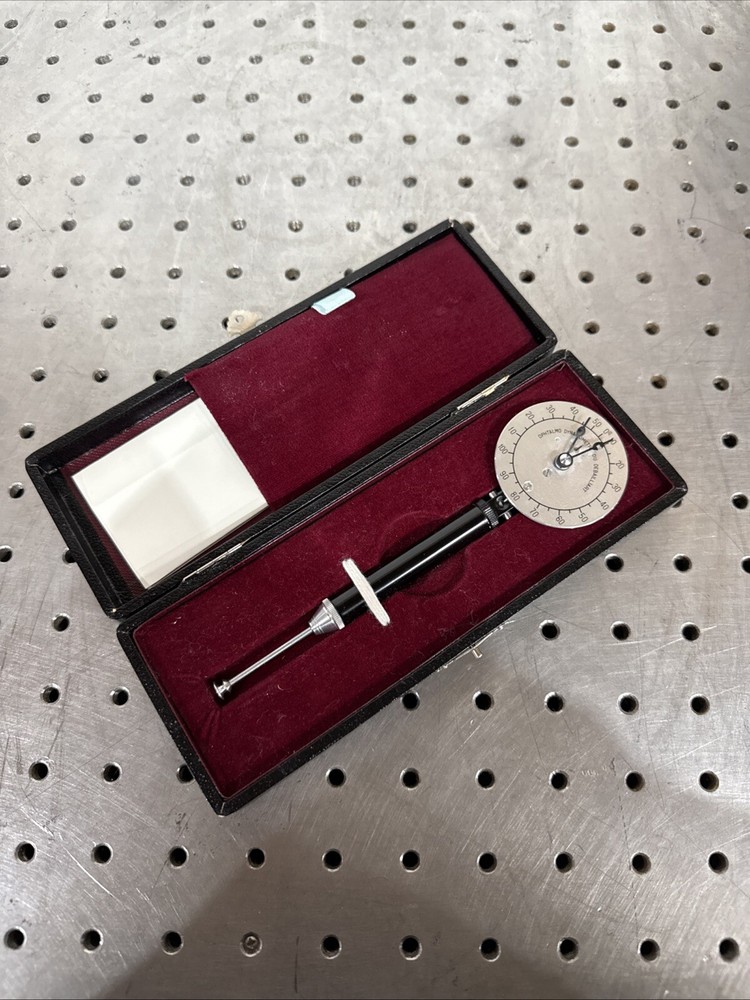 Vintage Bailliart Ocular Dynamometer Bailliartw/ Case - Works!