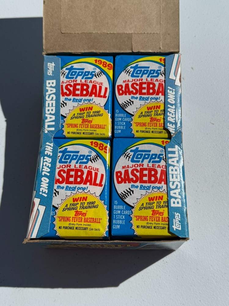 1989 Topps Baseball Wax Box
