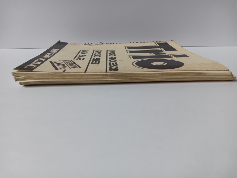 Trio The Integrated Word Processor Spreadsheet Database Manual Guide Softsync